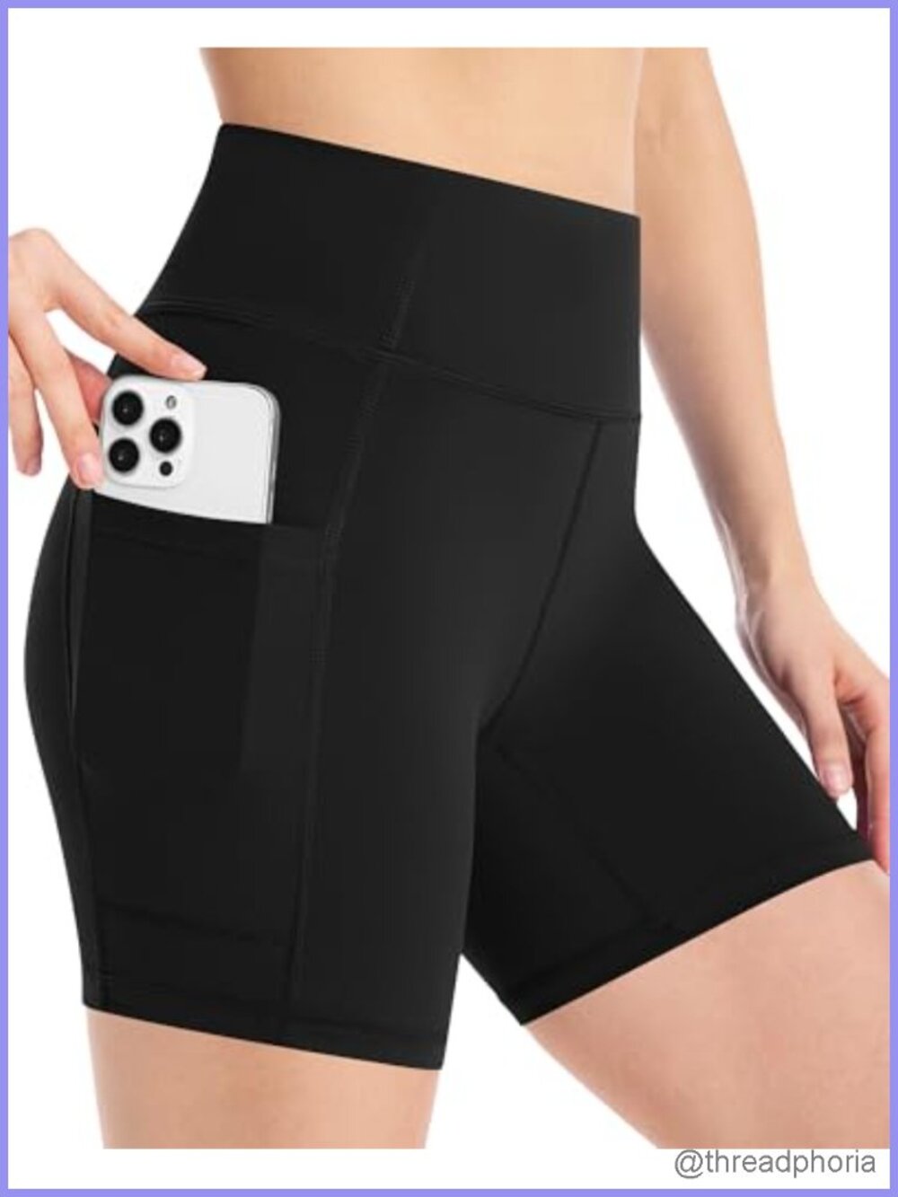 High Waisted Tummy Control Biker Shorts 6" Sculpting Compression Shorts with